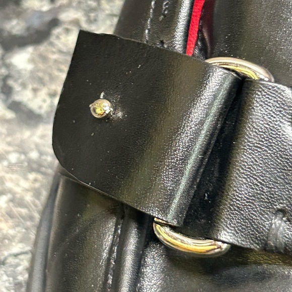 Franco Sarto Women’s Black Leather Upper Slip-On Loafers size 7.5 - Picture 6 of 13